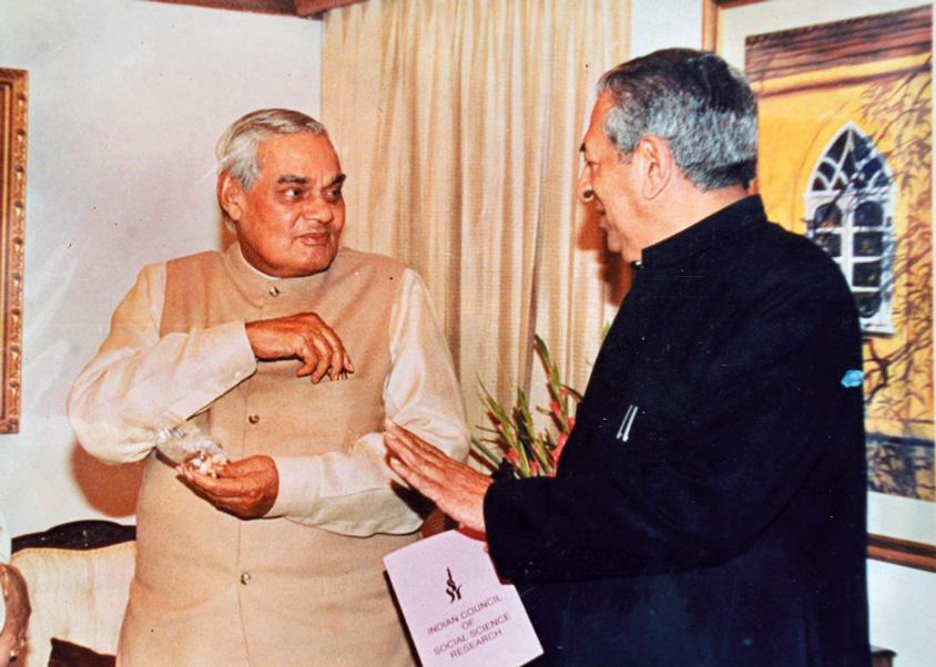 With Prime Minister Atal Behari Vajpayee